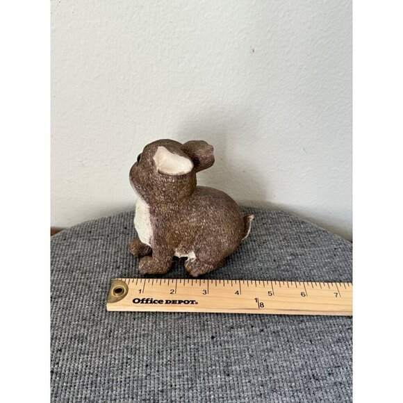 Naturecraft Pair Of Bunny Rabbit Resin Brown Tan White Cream Decor Statue Figuri - Picture 13 of 16